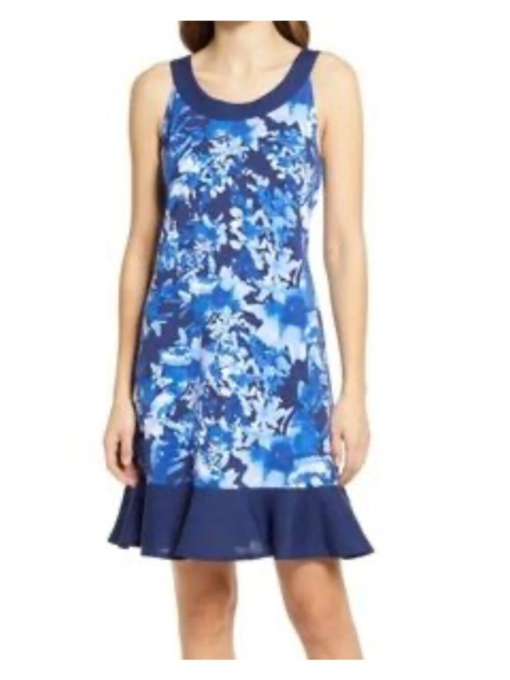Tommy Bahama Marina Fresco floral vacation dress with ruffle size XS